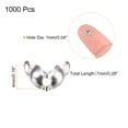 thumbnail image 2 of Unique Bargains 1000Pcs Open Bead Tips Knot Covers for Jewelry Making DIY Crafts, Silver White, 2 of 6