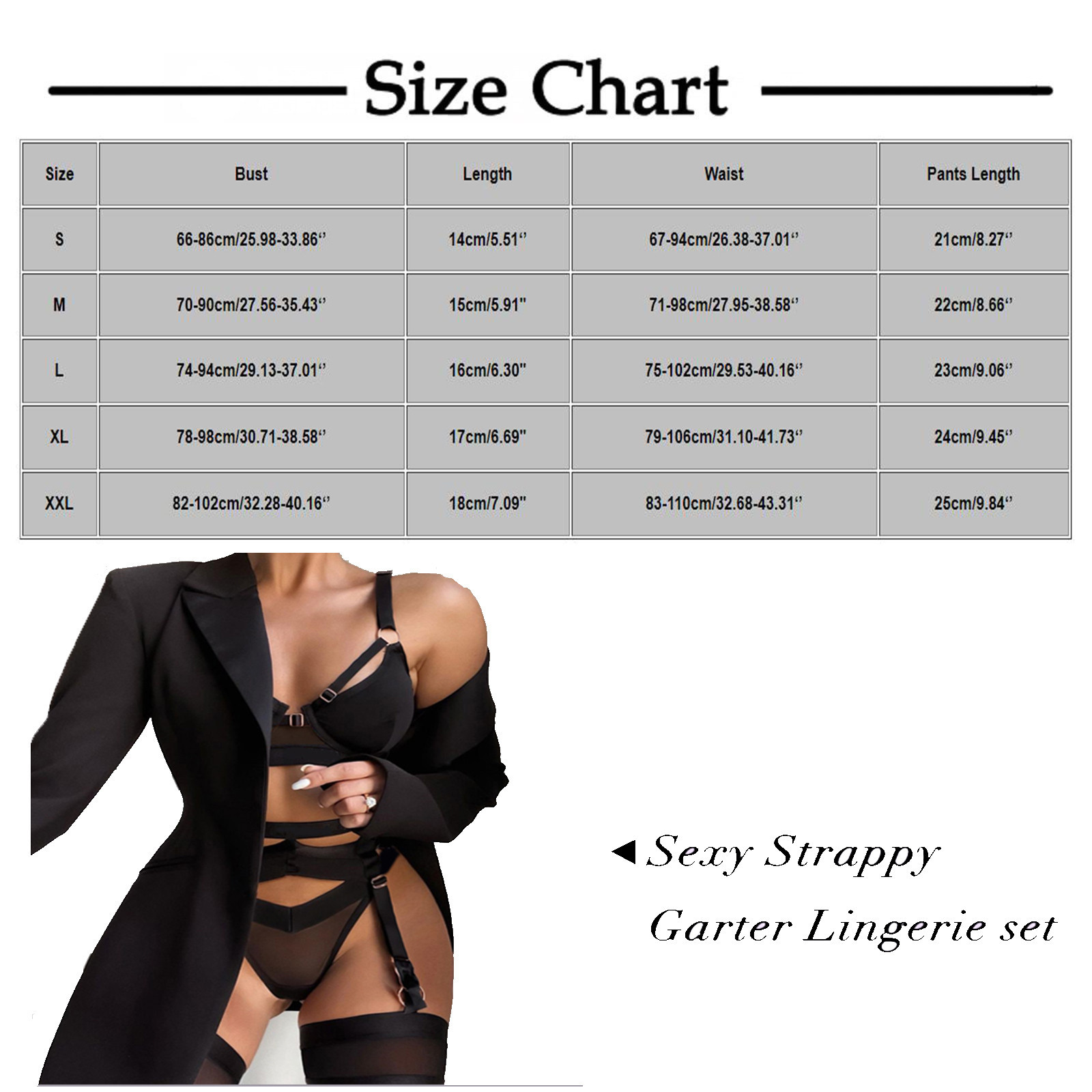 BIZIZA Fishnet Lingerie Corset 2 Piece Womens with Stockings Sexy Bra and Panty Sets 3 Pieces Sleepwear for Women Dark Green 2XL - image 2 of 8