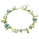 thumbnail image 1 of Collar Swarovski Gema Green con cortes mixtos y acabado dorado, 1 of 1