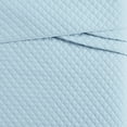 thumbnail image 2 of Cannon Percale 200 Thread Count Solid 100% Cotton Quilt Set Light Blue Cotton 3-Piece King Quilt Set, solid color themed, for Men and Women, OEKO-TEX Certified Confidence, 2 of 6