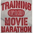 thumbnail image 2 of Training For Movie Marathon Men's Graphic T Shirt Tees Brisco Brands S, 2 of 4