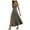 Gray, variant on Women's Casual Dresses,Summer Dresses for Women 2025,Fashion Womens Sundress Summer Floral Camisole Sleeveless Wrap V Neck A-Line Midi Dress Gray L