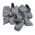 thumbnail image 4 of 30Pcs Round Rubber End Caps 30mm Grey Vinyl Bolt Cover Screw Thread Protector, 4 of 5