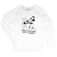 thumbnail image 5 of Steamboat Willie There is Nothing Like a Classic Women's Long Sleeve T-shirt Vintage Cartoon Mouse Retro Steam Boat Timeless, 5 of 7