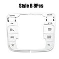 thumbnail image 1 of Bgsha Sliver Plastic Car Center Console Media Mouse Button Decorative Trim Stickers For Mercedes EQB Replacement Car Accessories, 1 of 10