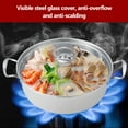 thumbnail image 5 of Stainless Steel Stack and Steam Pot Set - and Lid,Steamer Saucepot double boiler-2 Tier Steamer Pot Steaming Cookware, 5 of 5