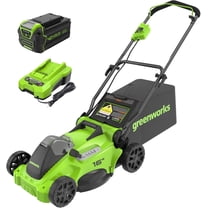 Greenworks 40V 16inch Brushless Cordless Lawn Mower, 4.0Ah Battery and Charger Included