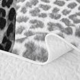 thumbnail image 5 of Erosebridal Fashion Leopard Print Twin Quilt Set for Girls, Princess Crown Twin Coverlet Set, 2 Pieces, 5 of 7
