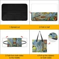 thumbnail image 4 of Cute Witch Frog Outdoor Picnic Blanket, Foldable Waterproof Beach Mat, Portable Beach Blanket for Beach Camping, Hiking, Family Concerts, 4 of 8