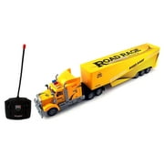 Children's Fun Interactive Play RC Remote Control 1:36 Scale Semi-Trailer Transporter Truck Playset Toy ( Colors May Vary ), Superb Gift To Give To Any Child