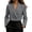 Blazer for Women Gray, variant on Guieoi Fall Blazer for Women Long Sleeve Cropped Notched Lapel Hidden Buttons Business Casual Office Jacket with Shoulder Pads And Lining Gray L