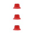 thumbnail image 3 of Sonducket Sombrero pescador negro para recreación al aire libre - Duradero y fácil de limpiar M rojo M（56-58cm） Type1 NO1, 3 of 6