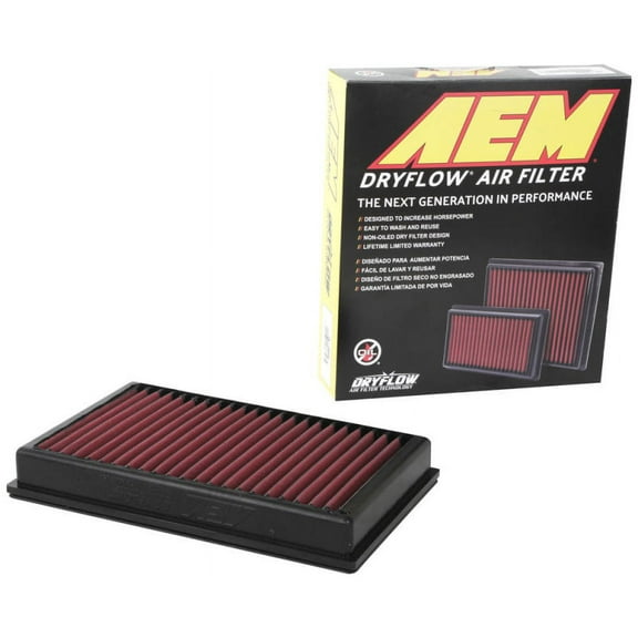 AEM 13-16 Audi A3 L4-1.8L DryFlow Air Filter Fits select: 2016,2018-2022 VOLKSWAGEN TIGUAN