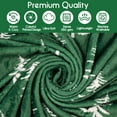 thumbnail image 5 of Christmas Throw Blanket 60"x50",Green Merry Xmas Tree Winter Holiday Festival Blanket for Women Men,Soft Flannel Fleece Throw for Home Living Room Bed Chair Couch Decor, 5 of 7