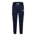 thumbnail image 6 of CLOISE Mens Sweatpants with Pockets Big and Tall Elastic Bottom Navy Active Cargo Pants Baggy Drawstring Elastic Waist Cozy Trousers Loose Heavyweight Solid Sweatpants Fall Sweatpants M, 6 of 6