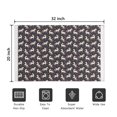 thumbnail image 5 of Dark Cartoon Unicorn Horse Flower Pattern Door Rugs,Washable Non Slip Door Mats Indoor,Decorative Door Mats,Entry Mat Indoor for Entrance,Bedroom,Kitchen,Bathroom,20"x32", 5 of 6