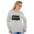 thumbnail image 4 of Cute Choices Chances Changes Saying Unisex Plus Fleece Graphic Sweatshirt Brisco Brands 2X, 4 of 5