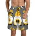 thumbnail image 1 of Balery Bee Kind Traje de Baño Estilo Hawaiano para Hombre, Shorts de Secado Rápido con Bolsillos-X-Large, 1 of 6