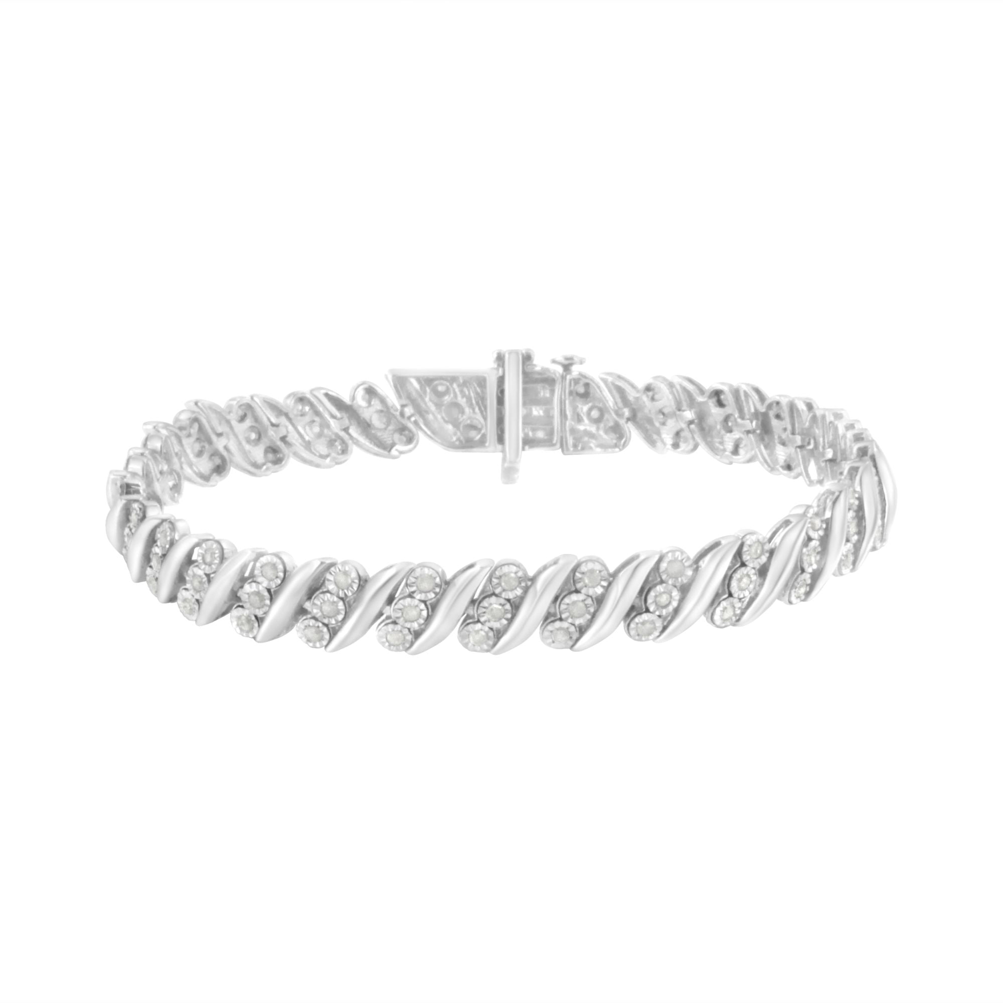 12.7mm 925 Sterling Silver Enameled Fleur de lis ID Mens Bracelet 8.5 Inch  Jewelry Gifts for Men - Walmart.com