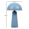 thumbnail image 4 of Better Homes & Gardens 9.5" Blue Dome Rechargeable LED Portable Lamp with Dimmable Touch Sensor, 4 of 6