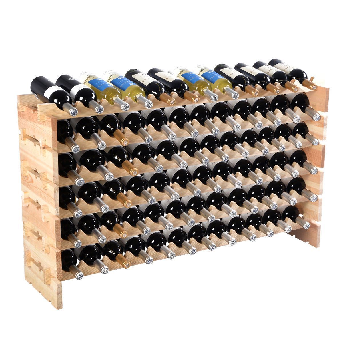 Wine Rack Holder Storage for 72 Bottles