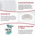 thumbnail image 4 of Mixers Bowl Covers Compatible with KitchenAid 6&7 Quart Bowl-Lift Stand Mixer, 4 of 7