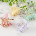 thumbnail image 4 of ORUYROP Butterfly Clips for Hair, Medium Claw Butterfly Hair Clips for Women and Girls with Celluloid Leopard Print, 4 Color Hair Claw Clip Available (4 Packs) (Color B), 4 of 6