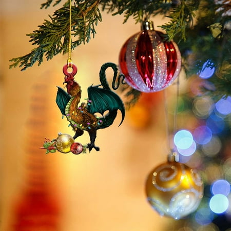 

Veki Christmas Ornaments Amazing Christmas Chicken Acrylic Flat Pendant Christmas Day Decoration Pendant Christmas Home Car Backpack Pendant Pendant Gift Christmas Ornament Balls Fancy