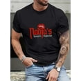 thumbnail image 1 of Men'S Casual Crew Neck T-Shirt, Vampire Nightclub, Summer, Slight Stretch, Big & Tall Fashion Top, 1 of 3