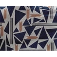 thumbnail image 4 of oneOone Georgette Viscose Fabric Triangle & Line Geometric Fabric Prints By Yard 42 Inch Wide, 4 of 4