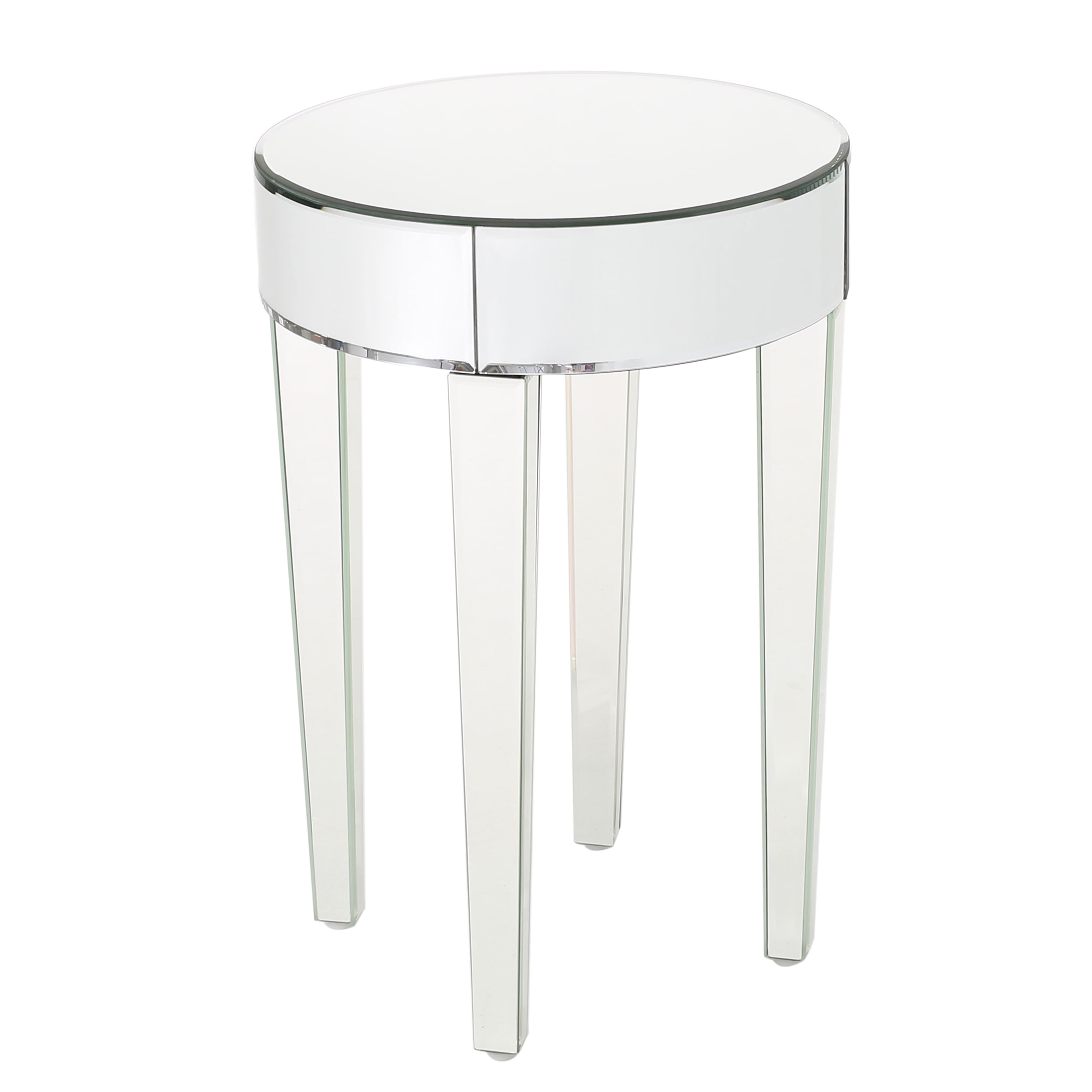 Alvo Contemporary Mirrored Round Table