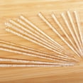 thumbnail image 5 of BambooMN Triangular Appetizer Cocktail Prism Picks - 4.5" (11.5cm) - Gold Glitter - 300 Pieces, 5 of 5