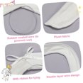 thumbnail image 3 of lixuesong Bendable Gooses Costume Wing Soft Plush Fabric White Wing Adjustable Rustproof Frame for Porch Garden Statues Outfit, 3 of 3