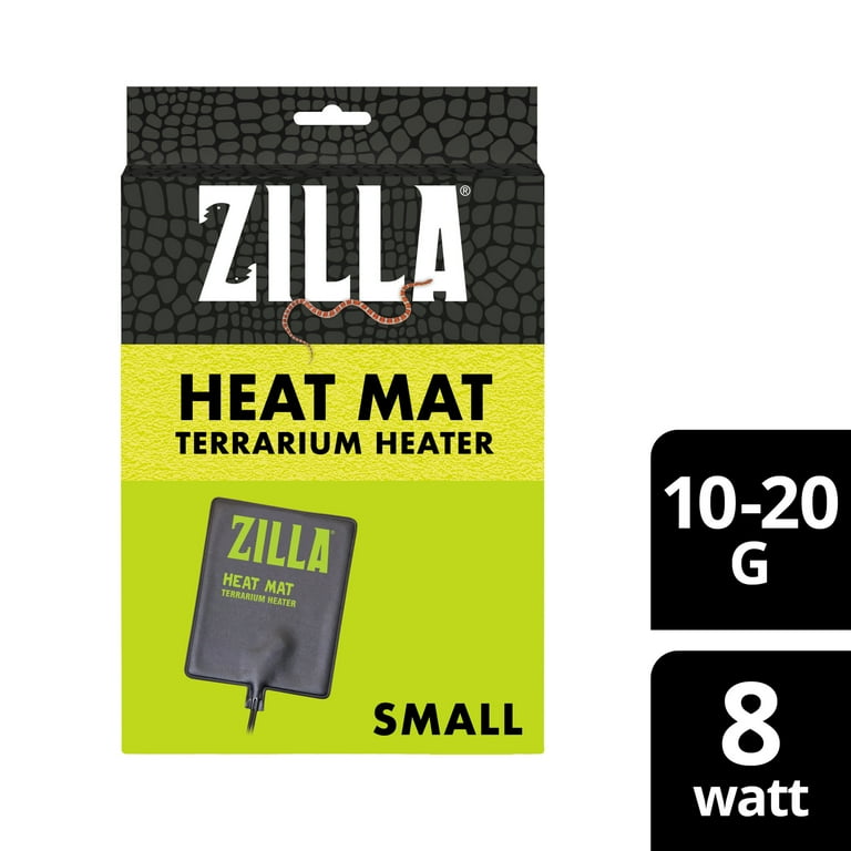 Zilla, Terrarium Heat Mat, Small, 10-20 Gallon, 8 Watt - Walmart.com