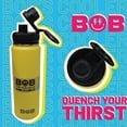 thumbnail image 3 of BOB THE COOLER CO - 26oz "The Big Swig" Double Wall Vacuum Insulated Water Bottle with Spout Lid, Made of Stainless Steel, Leak Proof, Great for Sports, Travel, & More, 3 of 9