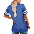 thumbnail image 6 of ONLYSHE Women's Summer Casual T-Shirt V-Neck Short Sleeve Tunic Tops Basic Baggy Loose Blouse Shirt, 6 of 7