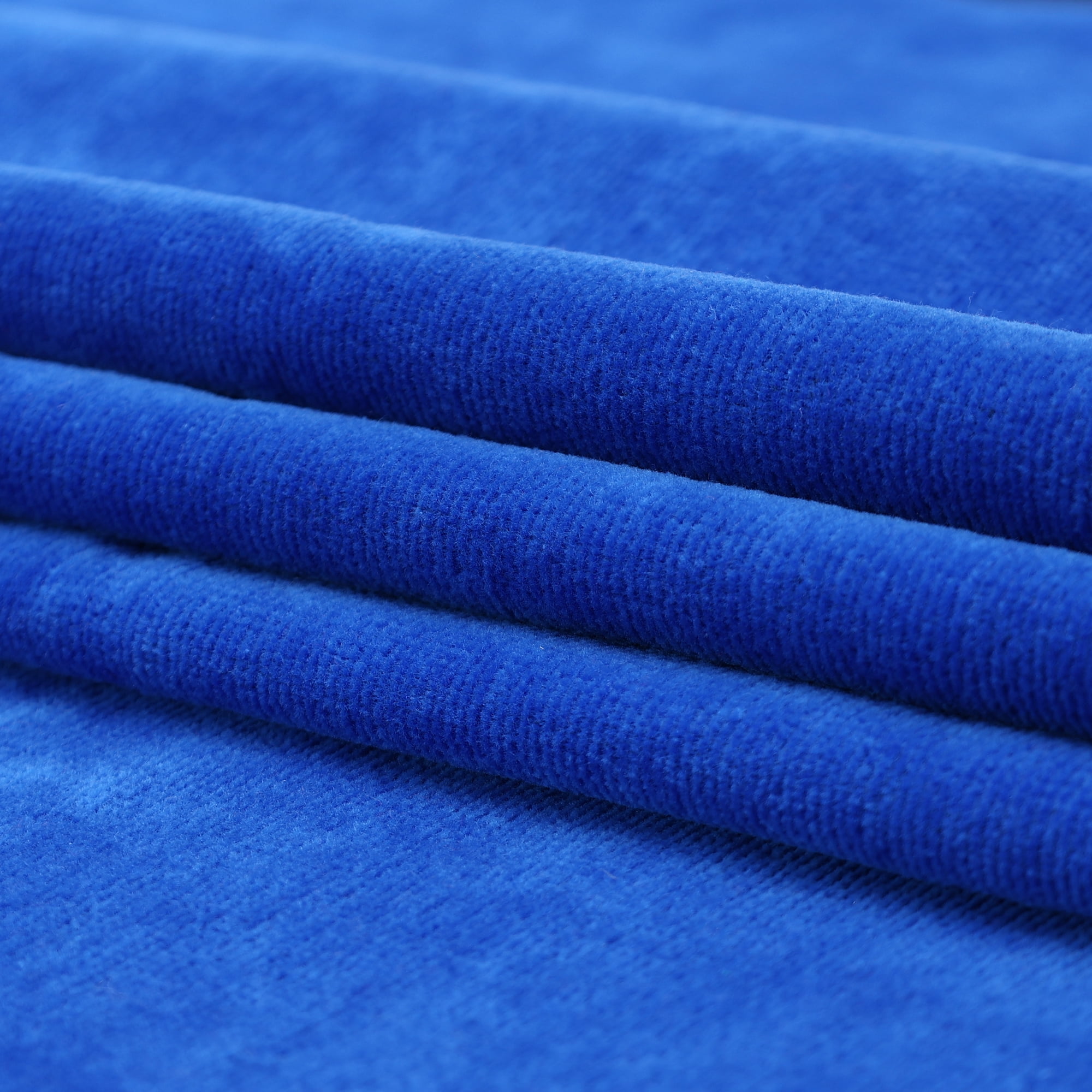 Mainstays Solid Reversible Beach Towel, Cobalt/Blue, 1 Piece, 36" x 72"