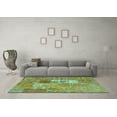 thumbnail image 3 of Ahgly Company Indoor Rectangle Patchwork Turquoise Blue Transitional Area Rugs, 4' x 6', 3 of 4