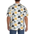 thumbnail image 3 of Fotbe Cute Elephant Camisa Estampada de Manga Corta para Hombre, Casual de Verano, Estilo Playero, Sin Arrugas-X-Large, 3 of 5