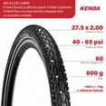 thumbnail image 2 of Llanta para bicicleta R27.5 x2.0 Kwick Plus negro M, 2 of 7