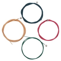 Electric Bass String, Reinforced Carbon Steel Core -containing Copper Alloy Guitar String Multicolor For Acoustic Folk Electric Bass Colorful Light