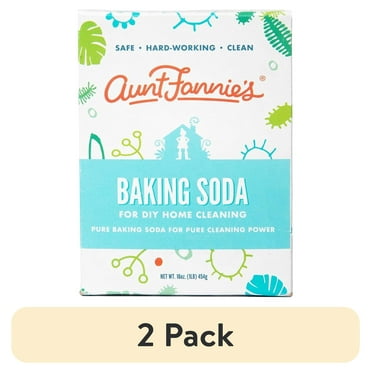(2 pack) Aunt Fannie's Pure Baking Soda Household Cleaner, 16 oz