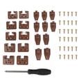 thumbnail image 2 of Drawer Slides, Drawer Slides And Guides Easy To Install 10 Sets With Screws For Dressers, 2 of 8