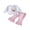 Pink, variant on Cjfdfy Toddler Baby Girls Birthday Outfits First Birthday 1 Chick Embroidery Sweatshirt And Plaid Bell Bottoms Flare Pants Cute One Year Old Birthday Fall Winter Clothes