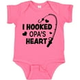 thumbnail image 3 of Inktastic I Hooked Opa's Heart with Fishing Rod Boys or Girls Baby Bodysuit, 3 of 5