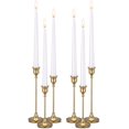 thumbnail image 1 of Rozrety Gold Candle Holders Gold Candlestick Holder for Taper Candles - Set of 6 Candle Sticks Holders for Table Centerpiece, Wedding, Dinning, Party, Anniversary (Candles not Include), 1 of 7