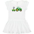 thumbnail image 3 of Inktastic Second Birthday Tractor Girls Baby Dress, 3 of 5