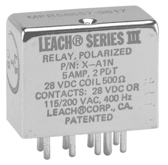 Leach International XD2N300M Electromechanical Relay 28VDC 500Ohm 5A