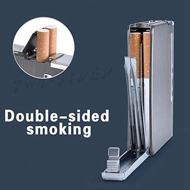 Usb Rechargeable Electric Built-in Flame Less Lighter Cigarette Case Automatic Ejection