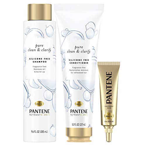 Pantene Shampoo and Conditioner Set Pure Clean & Clarify plus Hair Mask